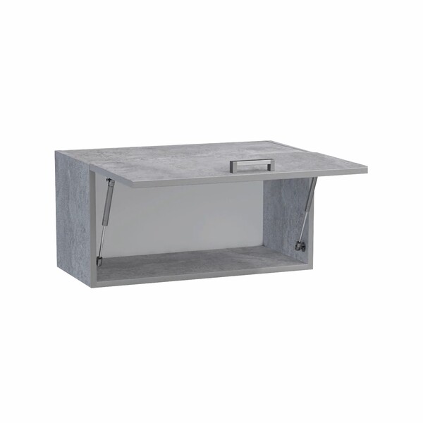 Шкаф горизонтальный над вытяжкой 50 цвет Бетон SANTREK HOME (ЛДСП)