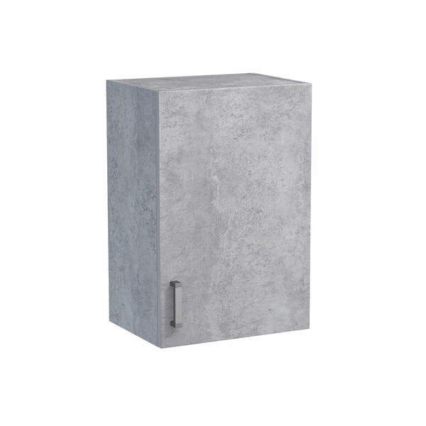 Шкаф для посуды 40 цвет Бетон SANTREK HOME (ЛДСП)