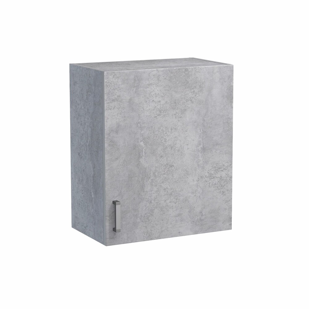 Шкаф для посуды 50 цвет Бетон (под сушку) SANTREK HOME (ЛДСП)