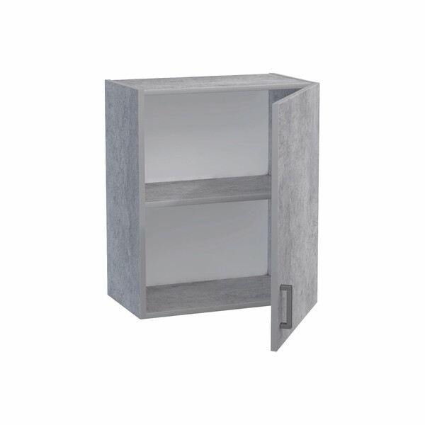 Шкаф для посуды 50 цвет Бетон SANTREK HOME (ЛДСП)