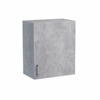 Шкаф для посуды 60 (1 дверь) цвет Бетон (под сушку) SANTREK HOME (ЛДСП)