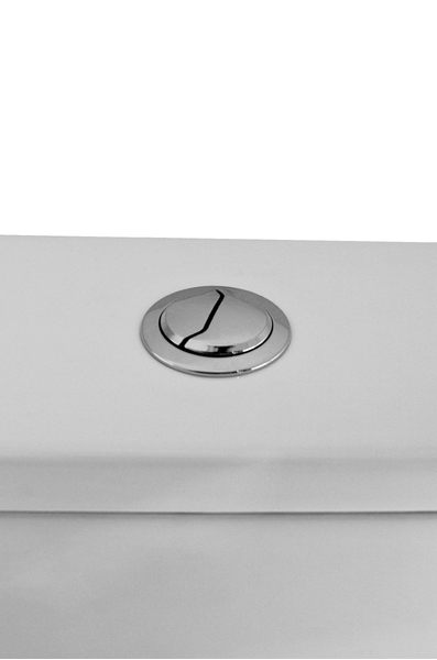 Унитаз-компакт безободковый (Торнадо) HOLLER LAN TORNADO (650*370*830мм, сиденье дюропласт с микролифтом, арматура 2-х режимная)  (2 места) белый