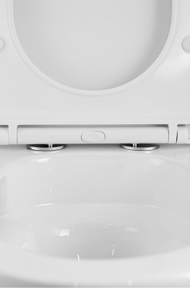 Унитаз-компакт безободковый (Торнадо) HOLLER LAN TORNADO (650*370*830мм, сиденье дюропласт с микролифтом, арматура 2-х режимная)  (2 места) белый