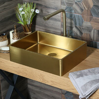 800-D4837G Castle MELANA ProfLine 1,2 мм золото накладная, Сифон, донный клапан