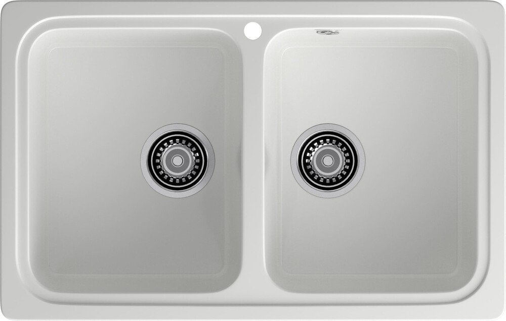 Мойка SANTREK AQUA PRO BOXY SA-S780K  2 чаши 780*510 мм (иней-321) (без сифона)