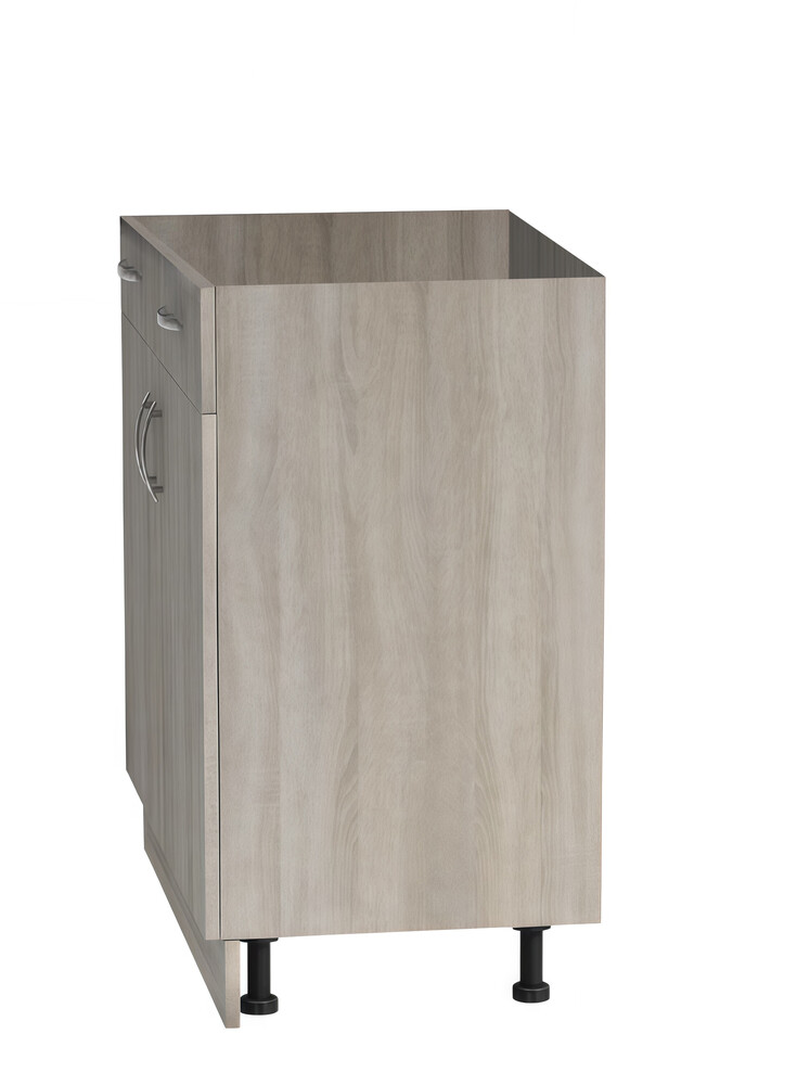 Рабочий стол 80 цвет Дуб сонома (2 ящика) без столешницы SANTREK HOME (ЛДСП)