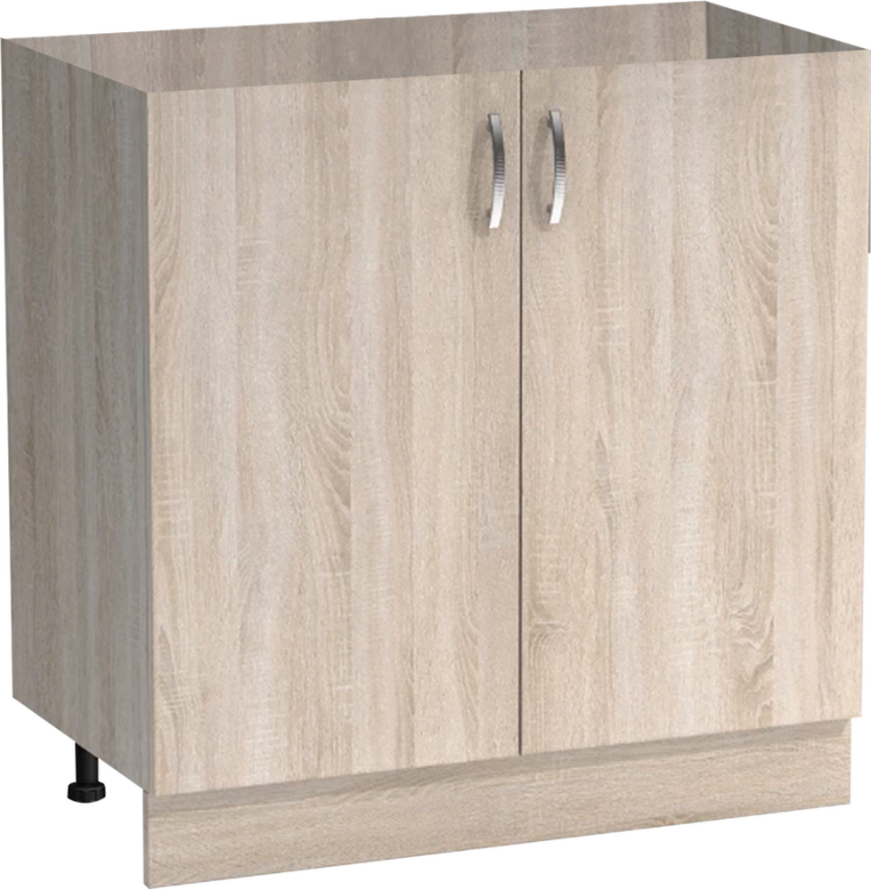 Рабочий стол 80 цвет Дуб сонома без столешницы SANTREK HOME (ЛДСП)