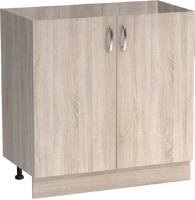 Рабочий стол 80 цвет Дуб сонома без столешницы SANTREK HOME (ЛДСП)