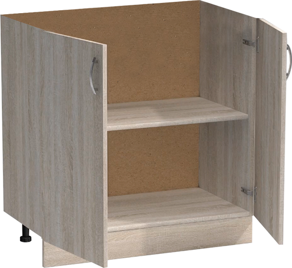 Рабочий стол 80 цвет Дуб сонома без столешницы SANTREK HOME (ЛДСП)