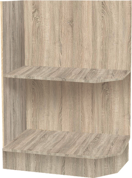 Стол-полка 300 левый цвет Дуб сонома без столешницы SANTREK HOME (ЛДСП)