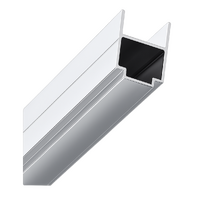Профиль доборный душ.огр.LEA/IRIS SANTREK AQUA L=1850 мм цвет Brushed Nickel (Сатин)
