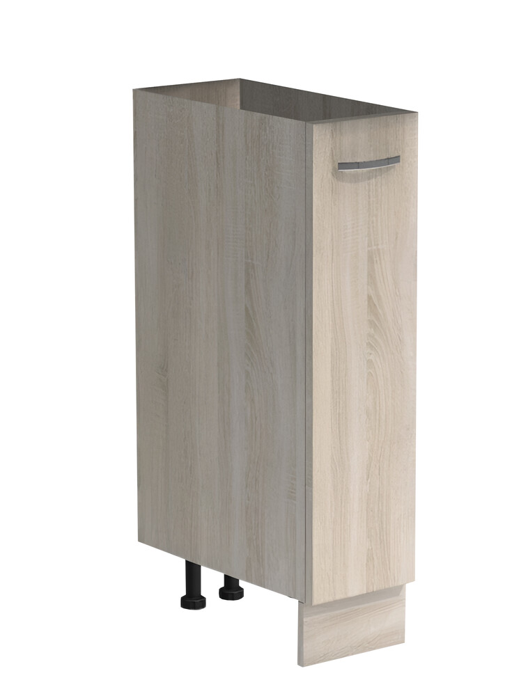 Бутылочница выдвижная 20 цвет Дуб сонома без столешницы SANTREK HOME (ЛДСП)