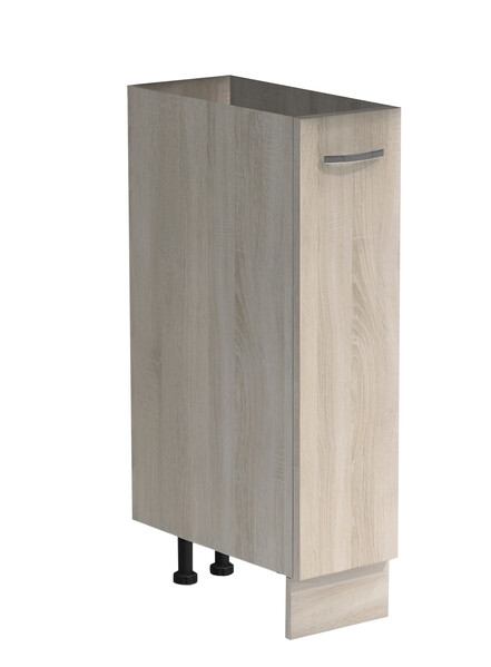 Бутылочница выдвижная 20 цвет Дуб сонома без столешницы SANTREK HOME (ЛДСП)