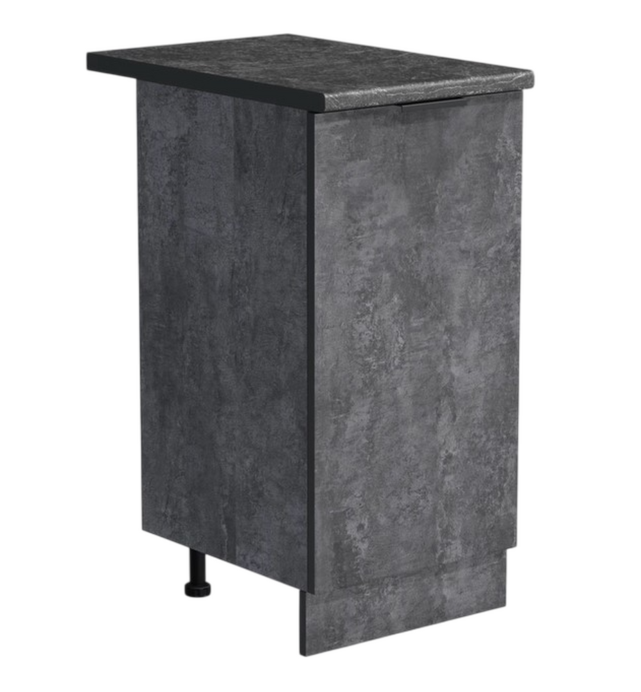 Рабочий стол 40 цвет Бетон темный столешница Луна SANTREK HOME (ЛДСП)