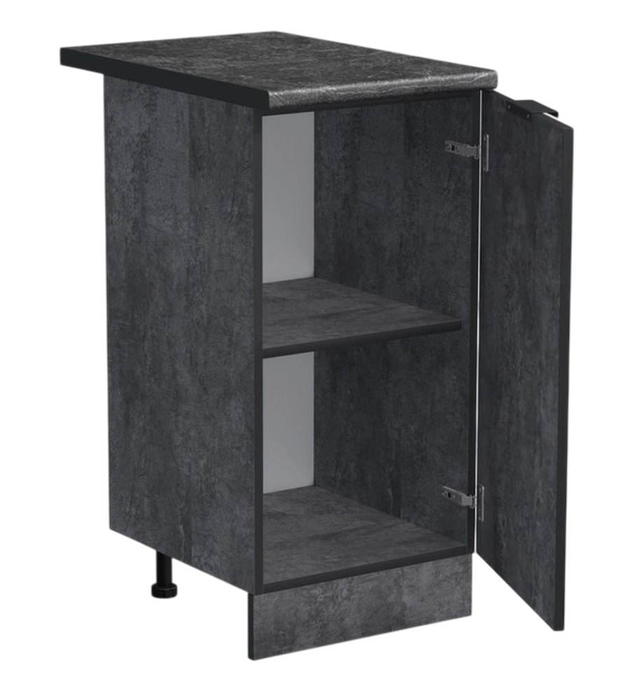 Рабочий стол 50 цвет Бетон темный столешница Луна SANTREK HOME (ЛДСП)