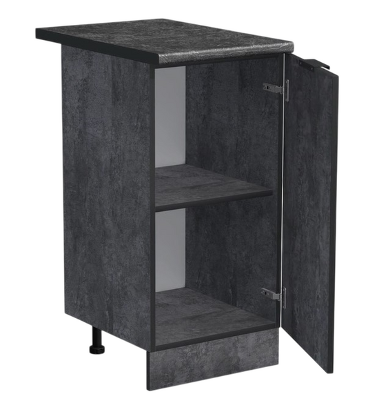 Рабочий стол 50 цвет Бетон темный столешница Луна SANTREK HOME (ЛДСП)