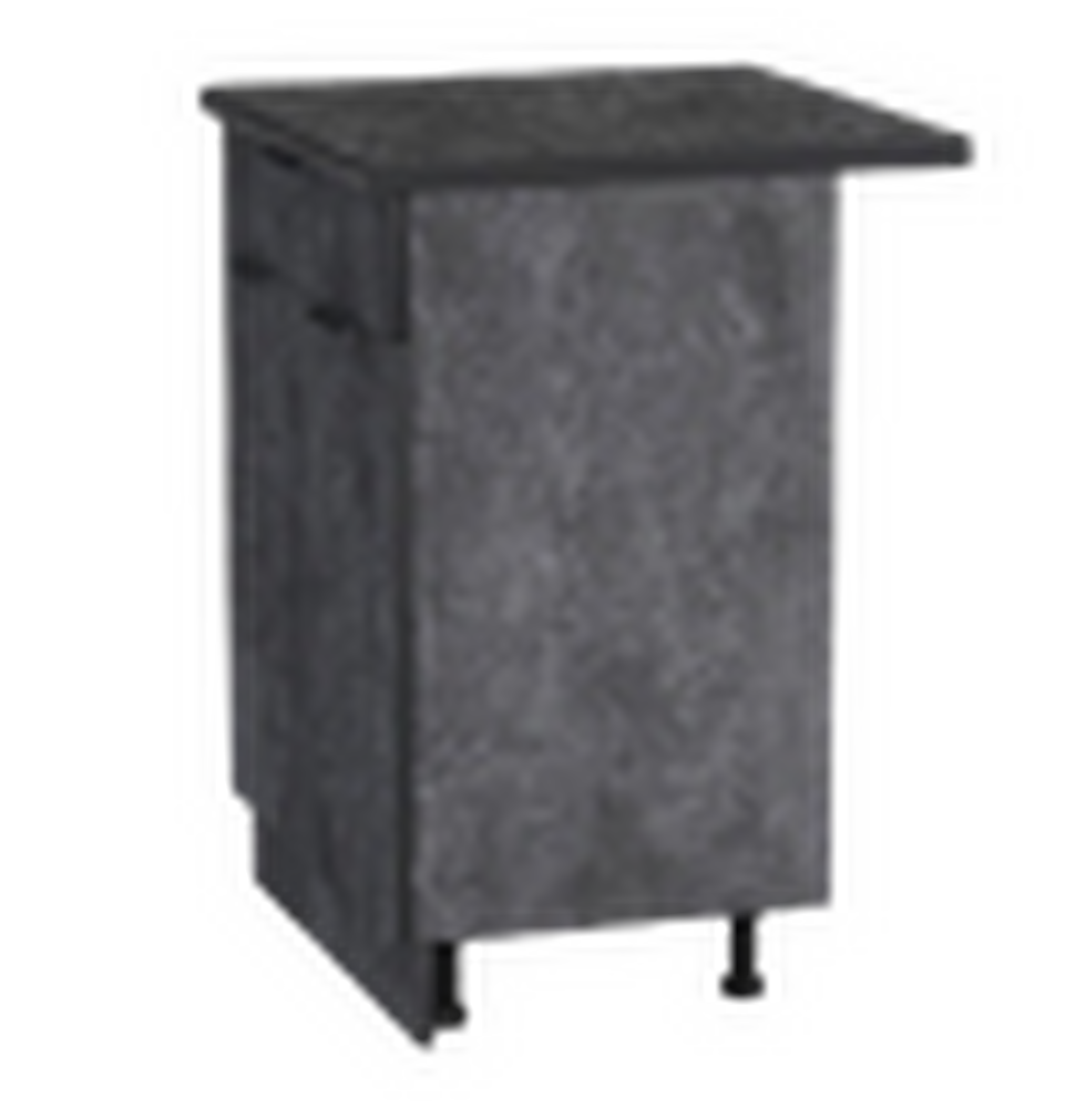 Рабочий стол 60 цвет Бетон темный (1 ящик) столешница Луна SANTREK HOME (ЛДСП)