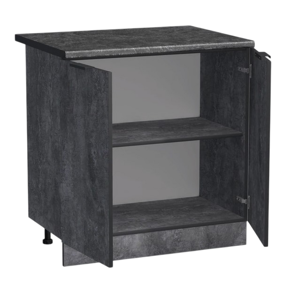 Рабочий стол 60 цвет Бетон темный столешница Луна SANTREK HOME (ЛДСП)