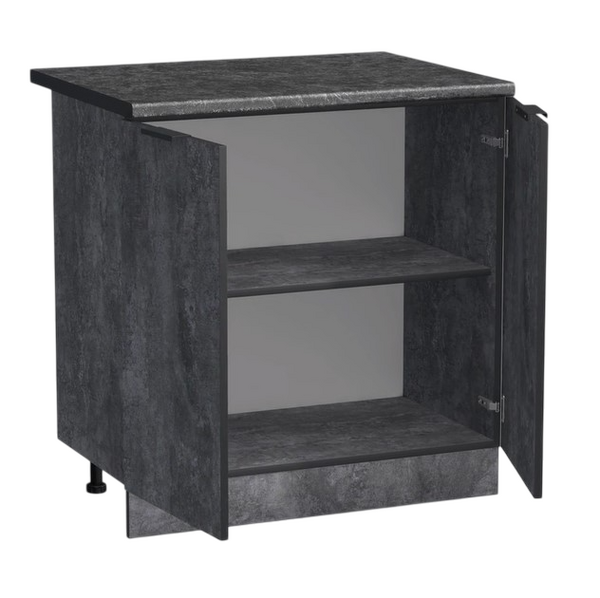 Рабочий стол 60 цвет Бетон темный столешница Луна SANTREK HOME (ЛДСП)