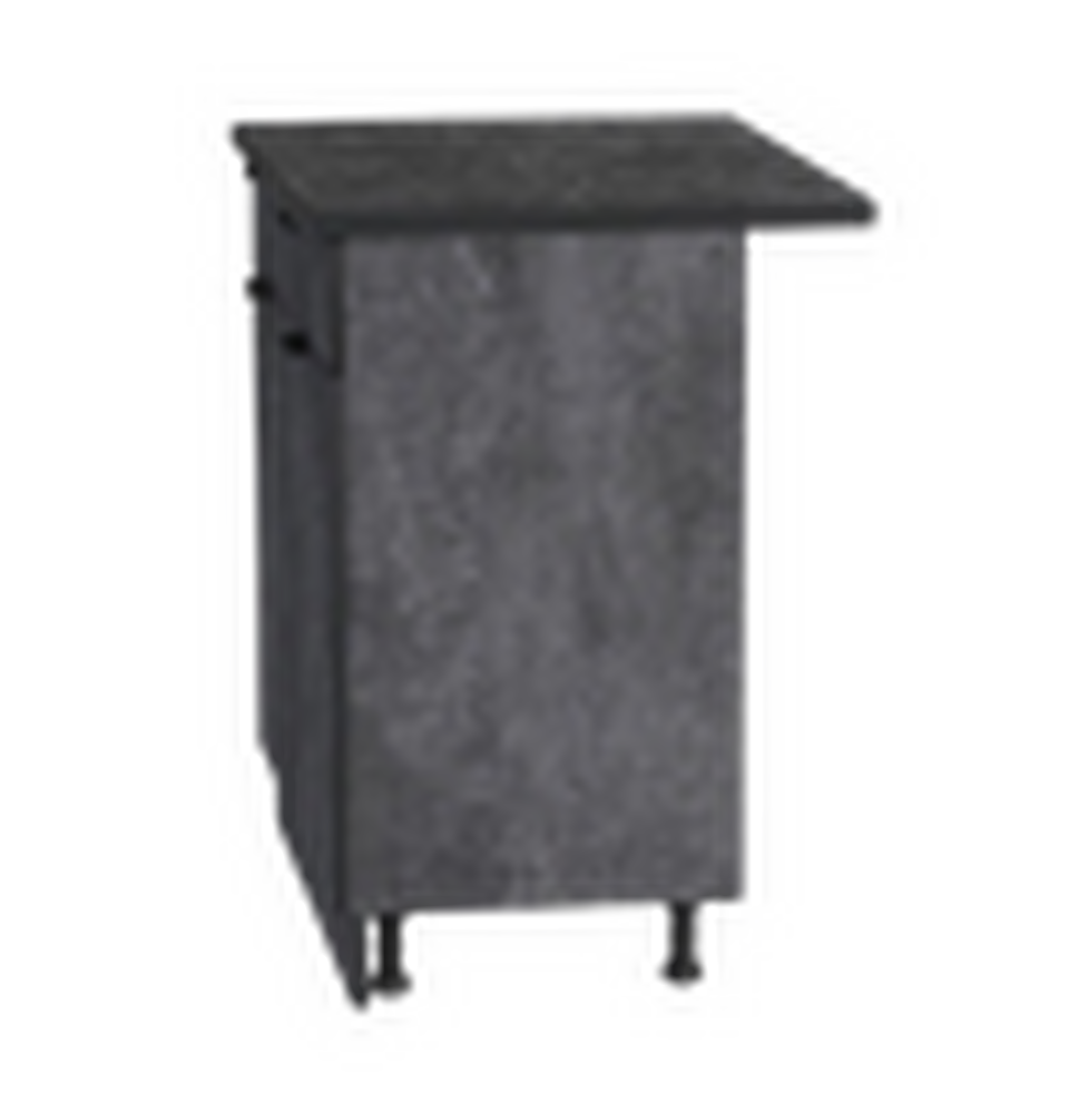 Рабочий стол 80 цвет Бетон темный (2 ящика) столешница Луна SANTREK HOME (ЛДСП)