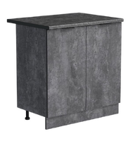 Рабочий стол 80 цвет Бетон темный столешница Луна SANTREK HOME (ЛДСП)