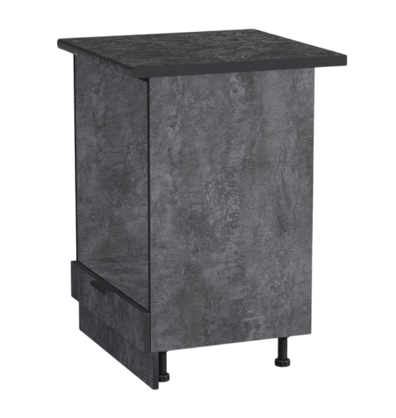 Рабочий стол под духовой шкаф 60 цвет Бетон темный столешница Луна SANTREK HOME (ЛДСП)