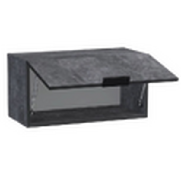 Шкаф горизонтальный над вытяжкой 50 цвет Бетон темный SANTREK HOME (ЛДСП)