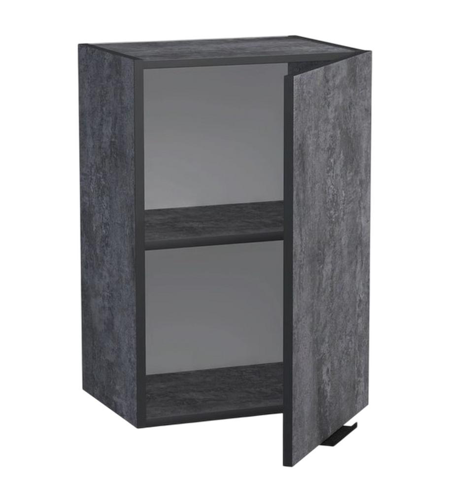 Шкаф для посуды 40 цвет Бетон темный SANTREK HOME (ЛДСП)