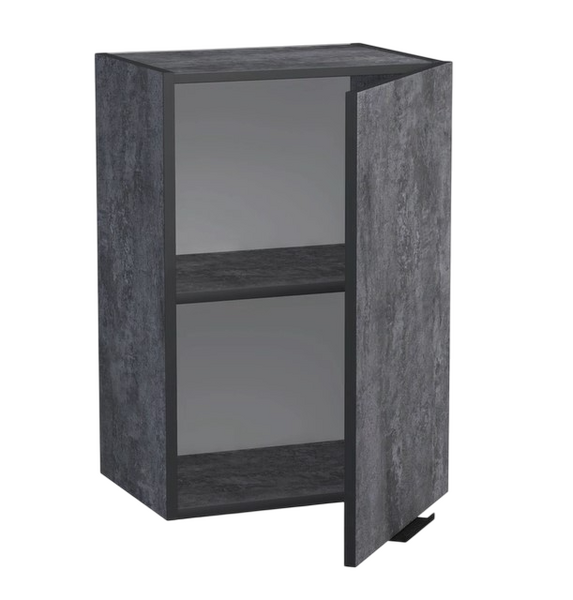 Шкаф для посуды 40 цвет Бетон темный SANTREK HOME (ЛДСП)
