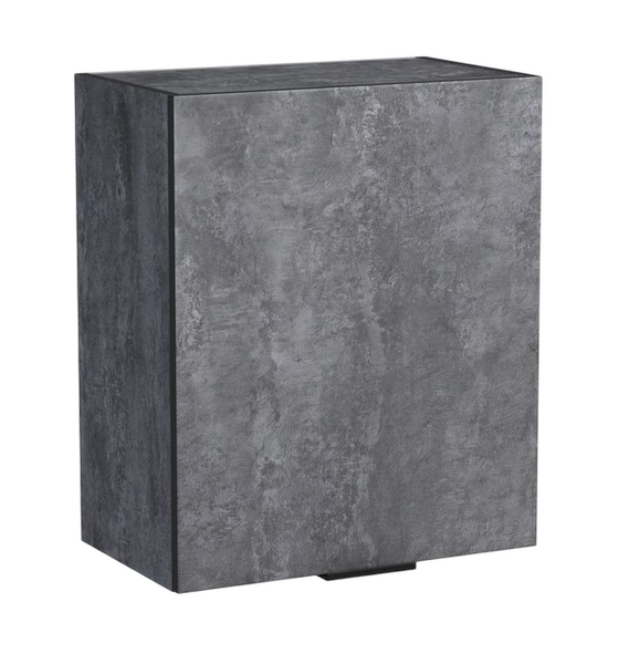 Шкаф для посуды 50 цвет Бетон темный (под сушку) SANTREK HOME (ЛДСП)