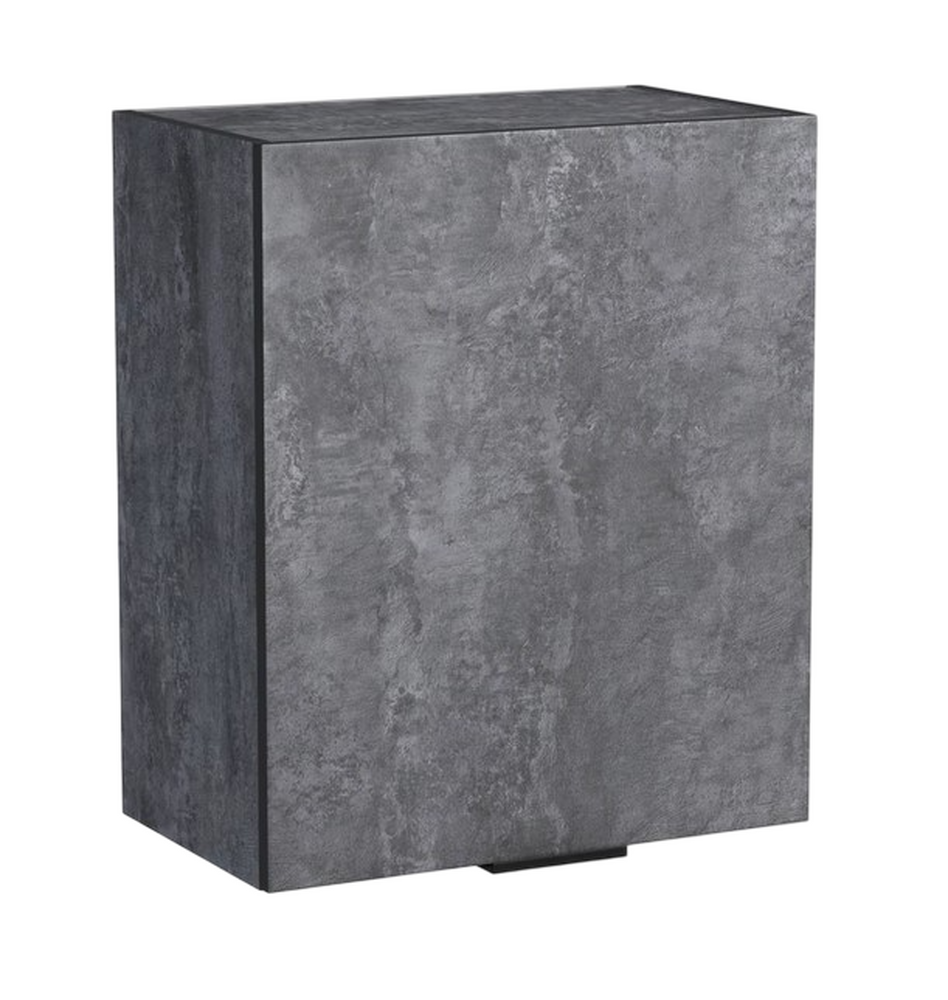 Шкаф для посуды 50 цвет Бетон темный (с сушкой) SANTREK HOME (ЛДСП)