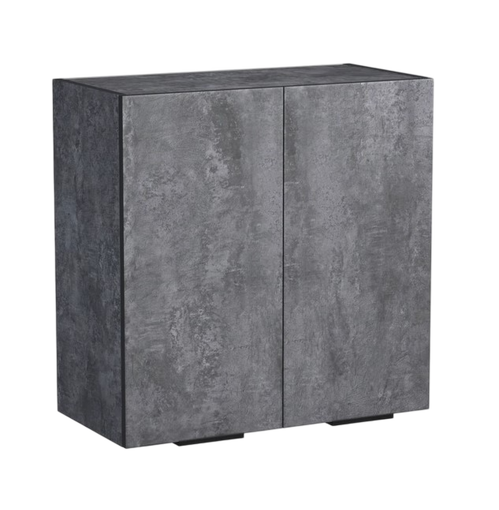 Шкаф для посуды 60 цвет Бетон темный (с сушкой) SANTREK HOME (ЛДСП)