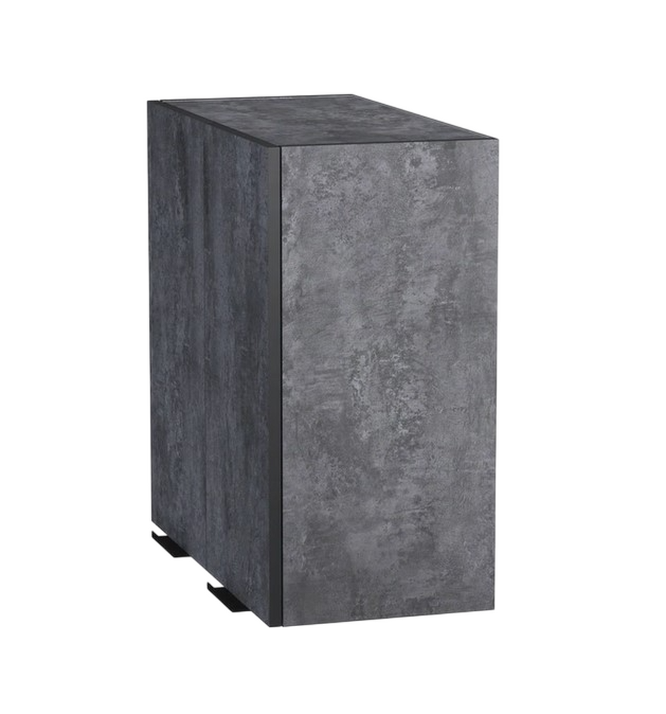 Шкаф для посуды 60 цвет Бетон темный (под сушку) SANTREK HOME (ЛДСП)