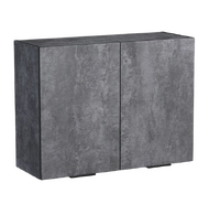 Шкаф для посуды 80 цвет Бетон темный SANTREK HOME (ЛДСП)