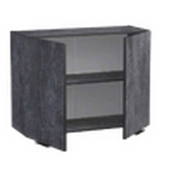 Шкаф для посуды 80 цвет Бетон темный SANTREK HOME (ЛДСП)
