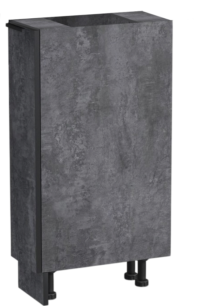 Бутылочница выдвижная 20 цвет Бетон темный без столешницы SANTREK HOME (ЛДСП)