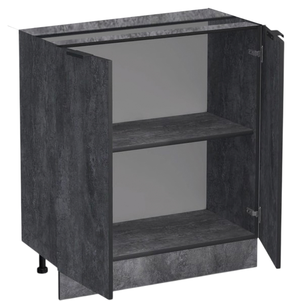 Рабочий стол 60 цвет Бетон темный без столешницы SANTREK HOME (ЛДСП)