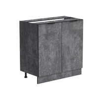 Рабочий стол 80 цвет Бетон темный без столешницы SANTREK HOME (ЛДСП)