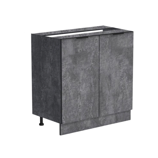 Рабочий стол 80 цвет Бетон темный без столешницы SANTREK HOME (ЛДСП)