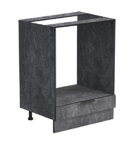 Рабочий стол под духовой шкаф 60 цвет Бетон темный без столешницы SANTREK HOME (ЛДСП)