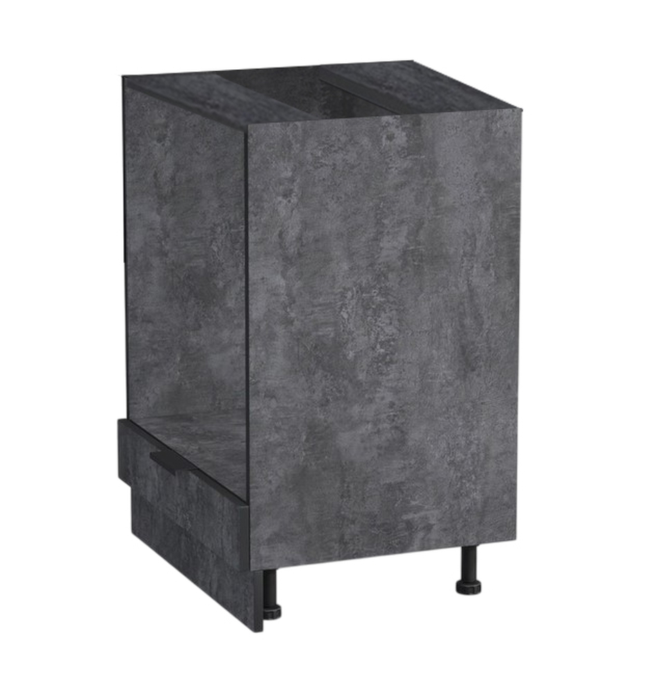 Рабочий стол под духовой шкаф 60 цвет Бетон темный без столешницы SANTREK HOME (ЛДСП)