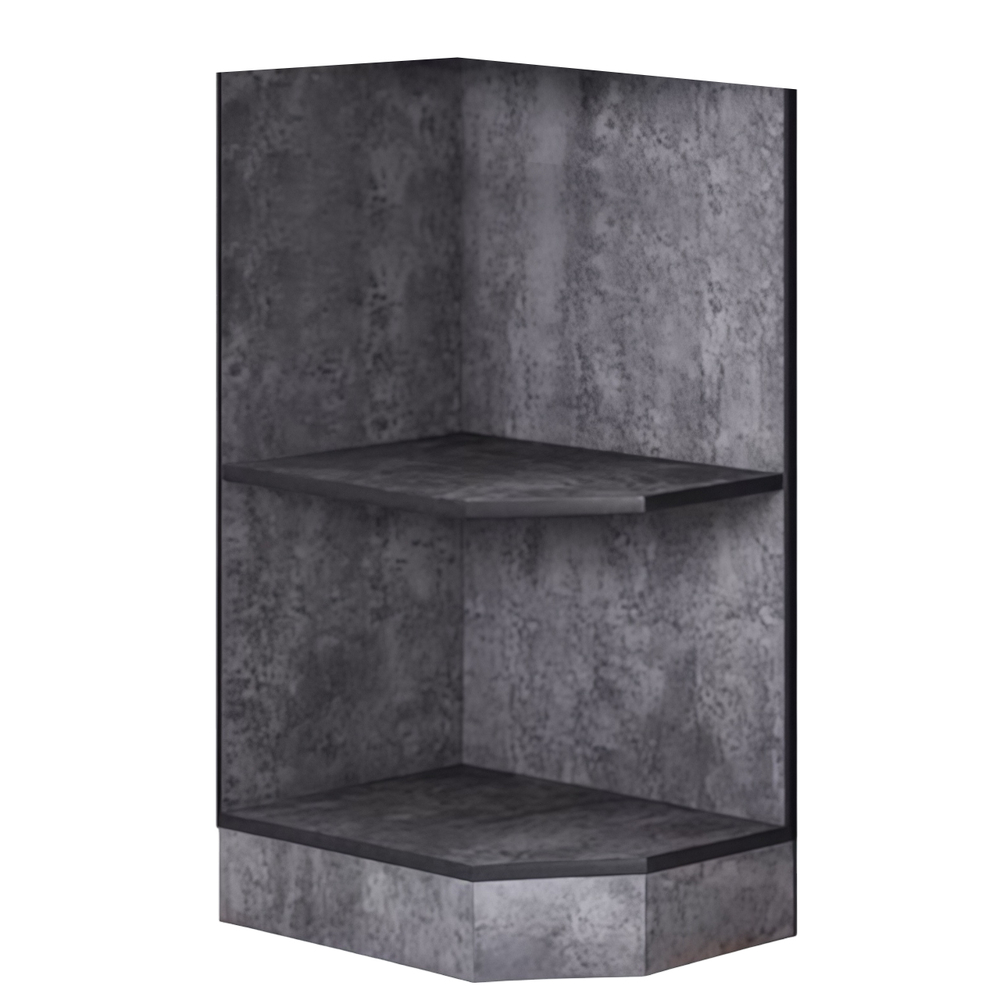 Стол-полка 300 левый цвет Бетон темный без столешницы SANTREK HOME (ЛДСП)