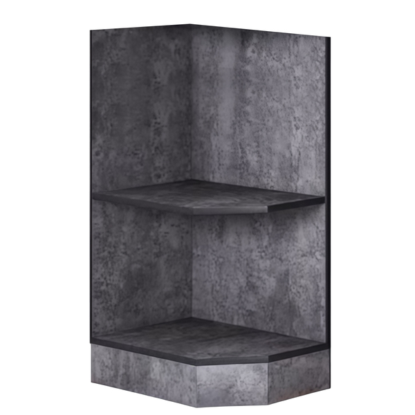 Стол-полка 300 левый цвет Бетон темный без столешницы SANTREK HOME (ЛДСП)