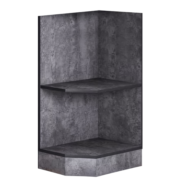 Стол-полка 300 правый цвет Бетон темный без столешницы SANTREK HOME (ЛДСП)