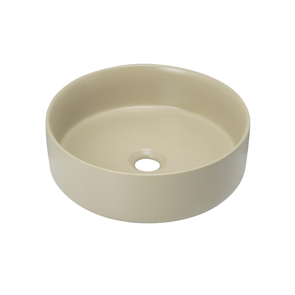 Раковина накладная HOLLER K-M6226CML (360*360*120мм), бежевый матовый