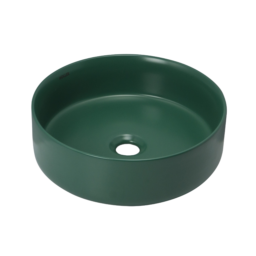 Раковина накладная HOLLER K-M6226JSP (360*360*120мм), темно-зеленый матовый