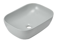 Раковина накладная HOLLER K-M6513LGA (455*320*135мм), светло-серый матовый
