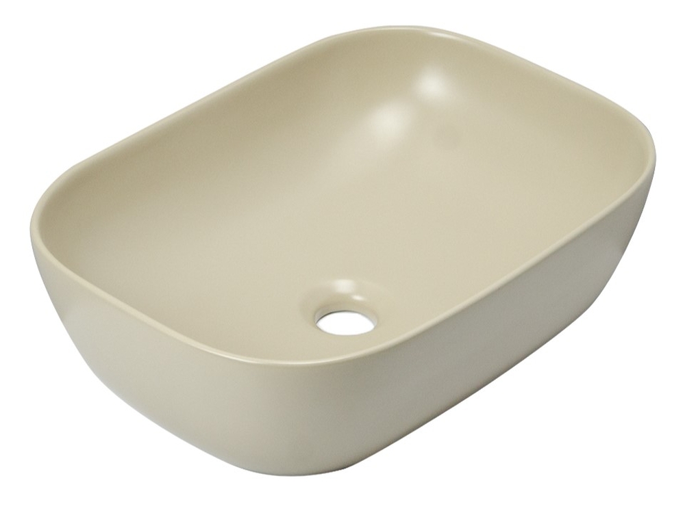 Раковина накладная HOLLER K-M6513CML (455*320*135мм), бежевый матовый