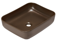 Раковина накладная HOLLER K-M6509BRN (500*400*130мм), коричневый матовый