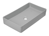 Раковина накладная HOLLER K-M6260-60LGA (610*345*110мм), светло-серый матовый